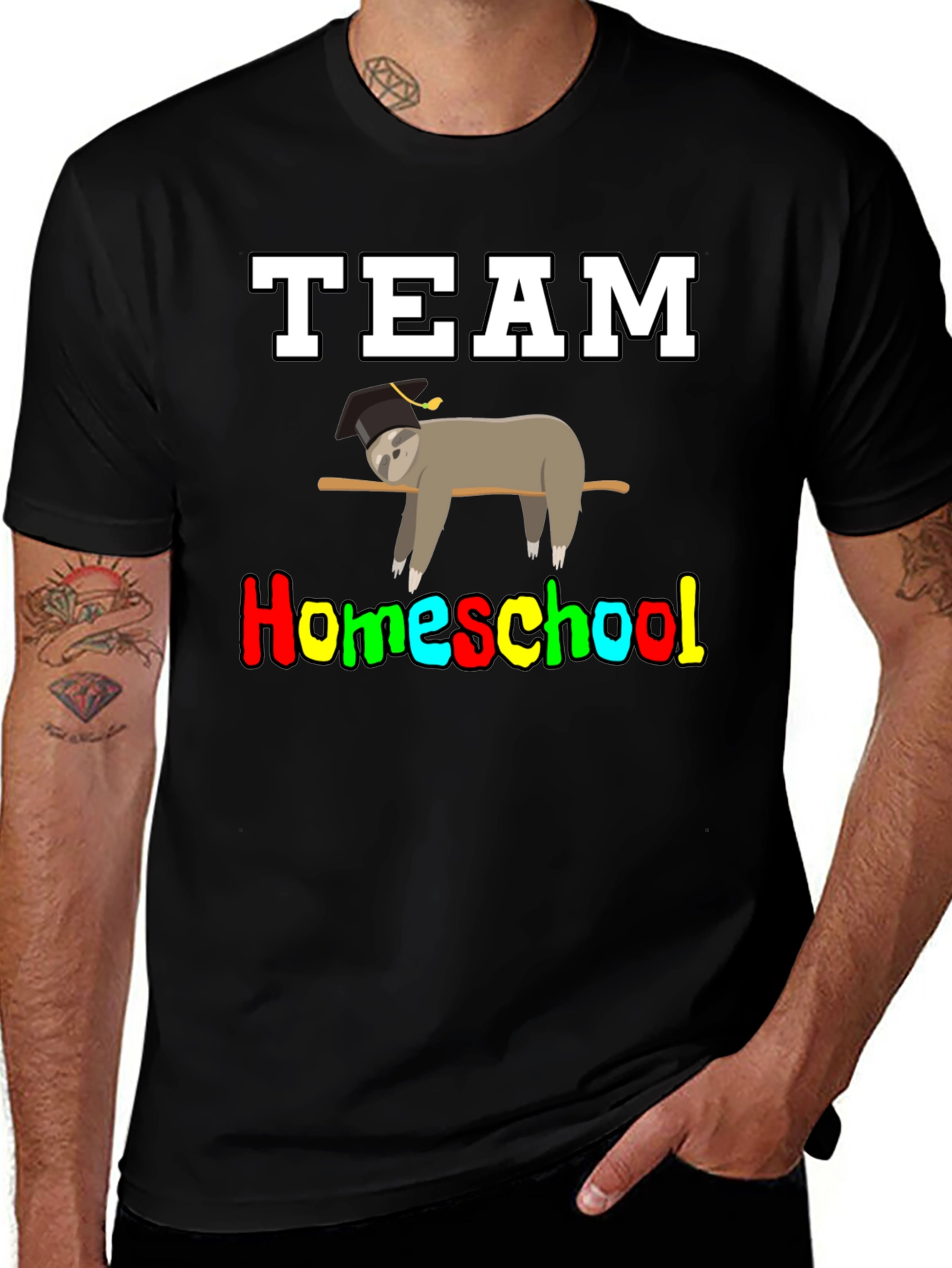 Team Homeschool Sloth T-Shirt