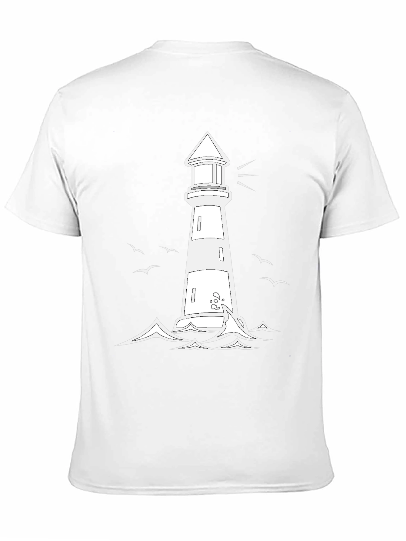 Lighthouse Graphic Tee - Coastal Style