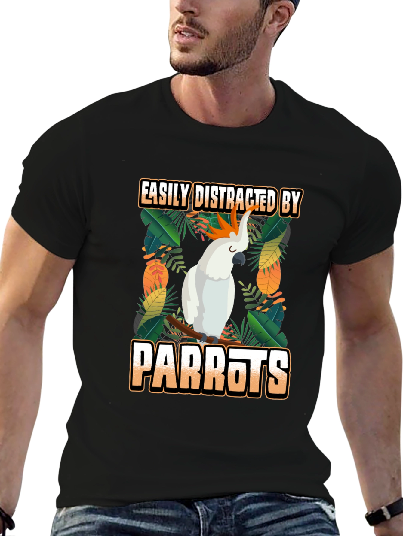 Easily Distracted by Parrots T-Shirt