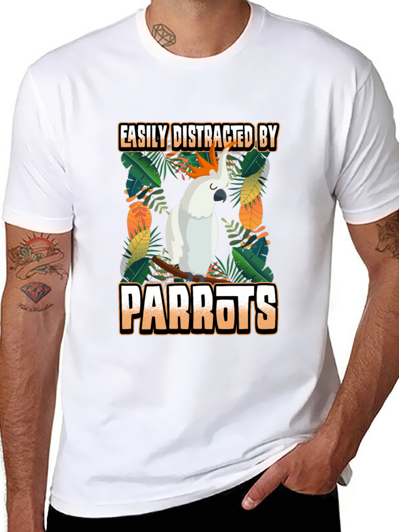 Easily Distracted by Parrots T-Shirt