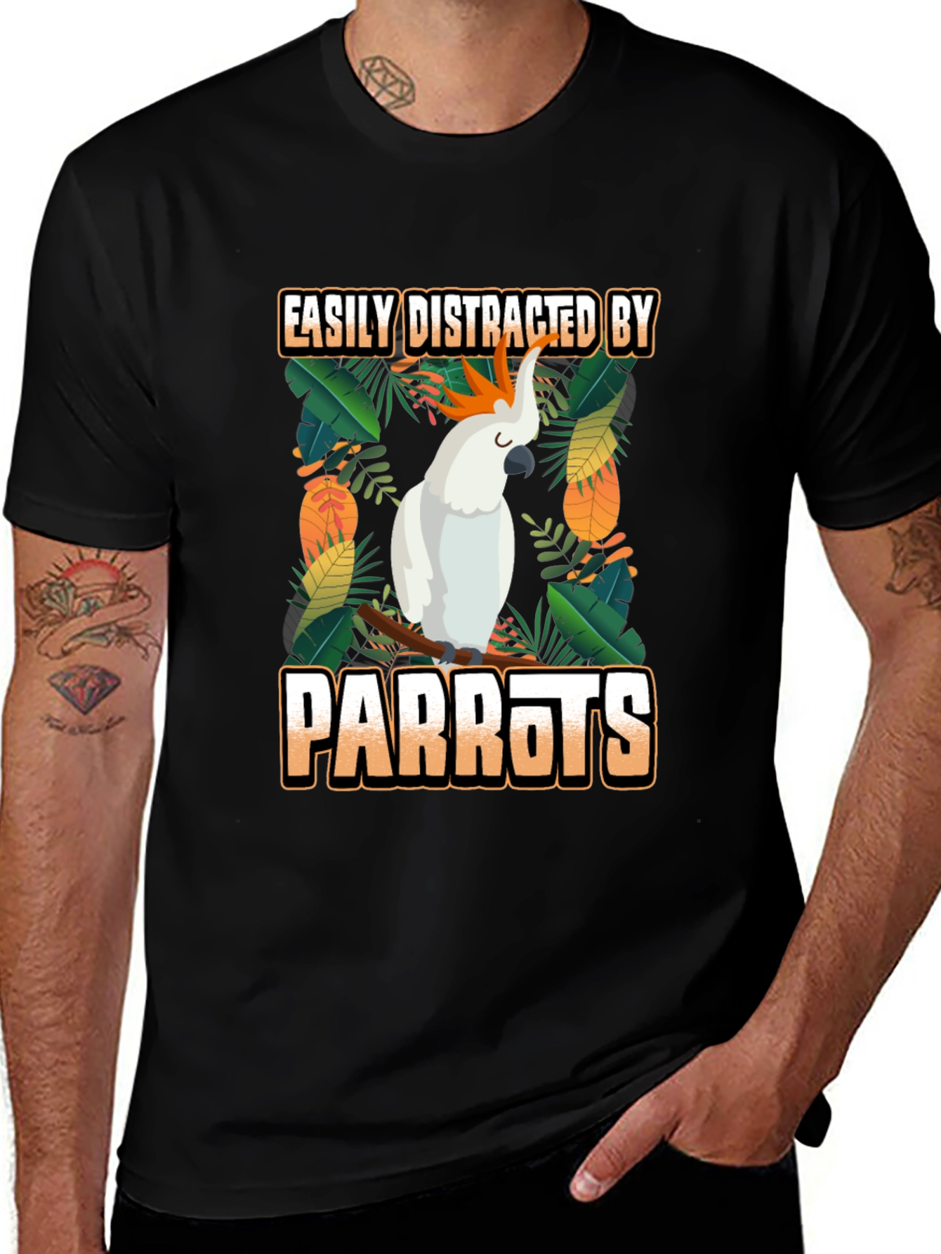 Easily Distracted by Parrots T-Shirt