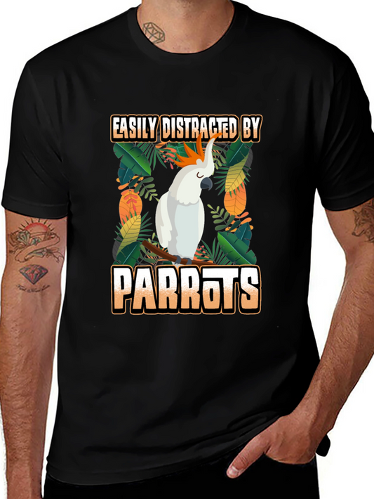 Easily Distracted by Parrots T-Shirt