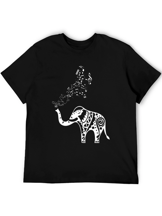 Elephant Music T-Shirt - Stylish Graphic Tee