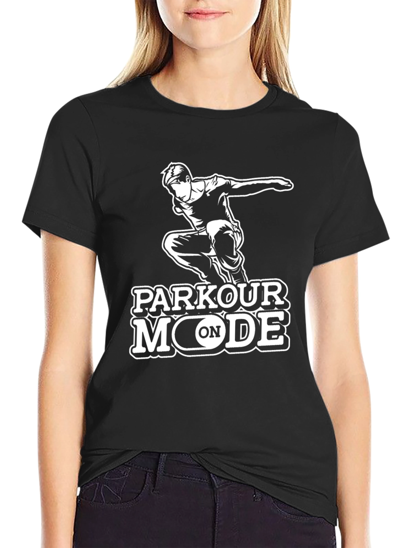 Parkour Mode On T-Shirt - Urban Style Tee
