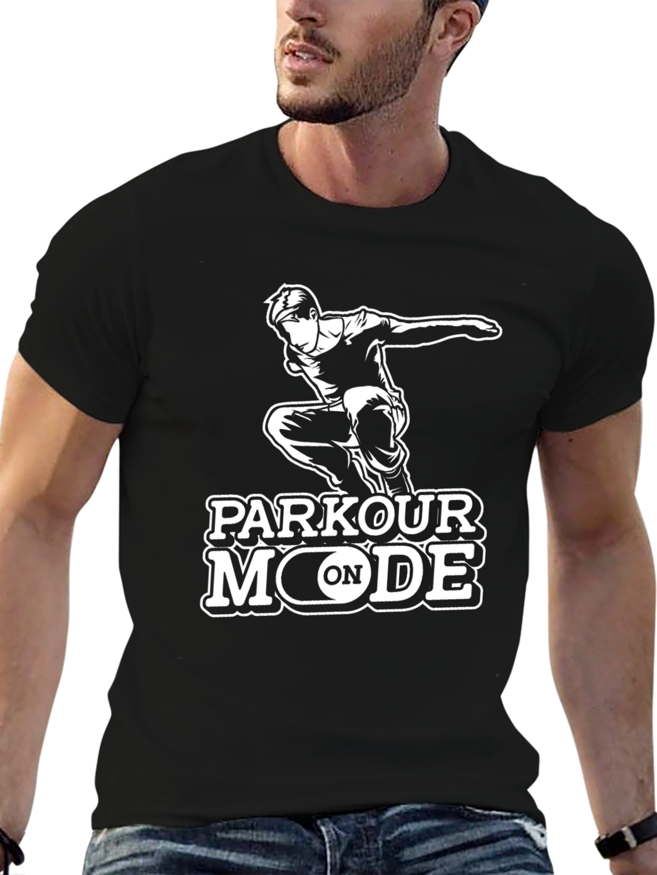 Parkour Mode On T-Shirt - Urban Style Tee