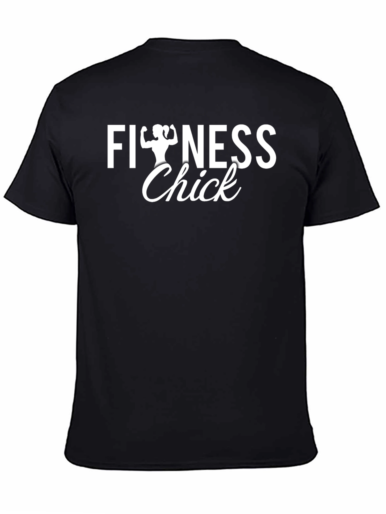 Fitness Chick Black T-Shirt