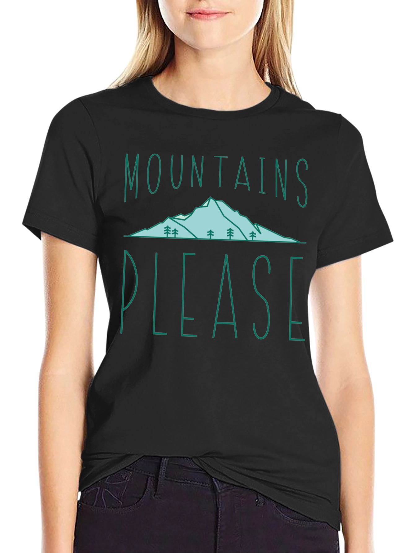 Mountains Please Graphic T-Shirt