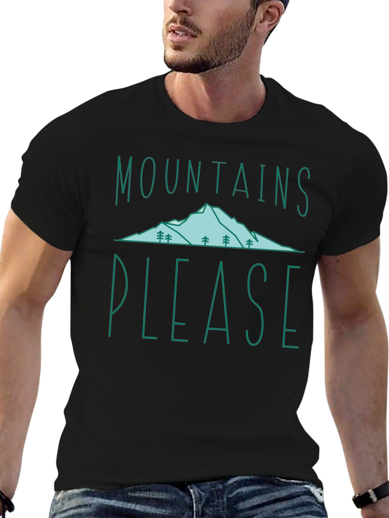 Mountains Please Graphic T-Shirt