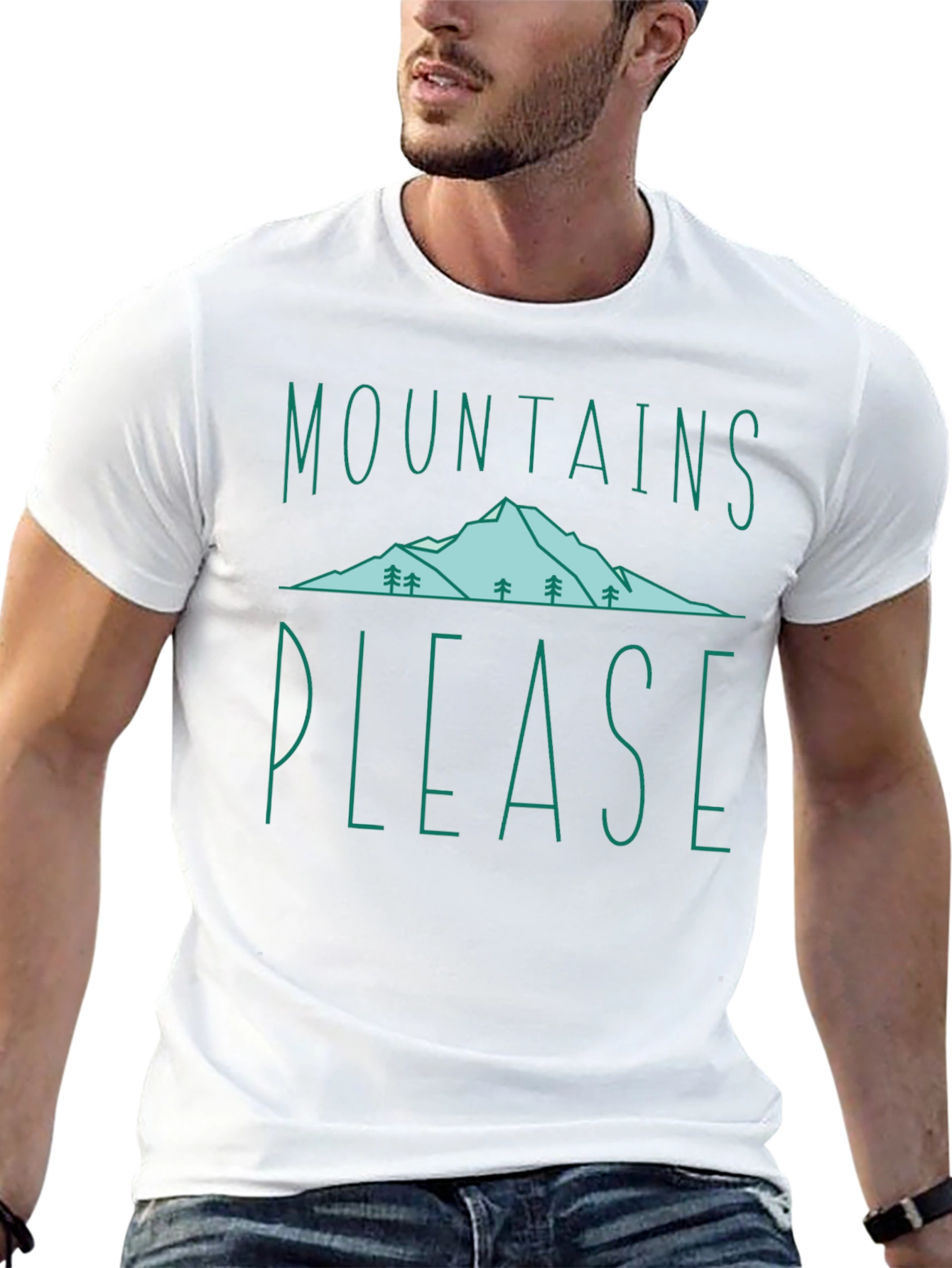 Mountains Please Graphic T-Shirt