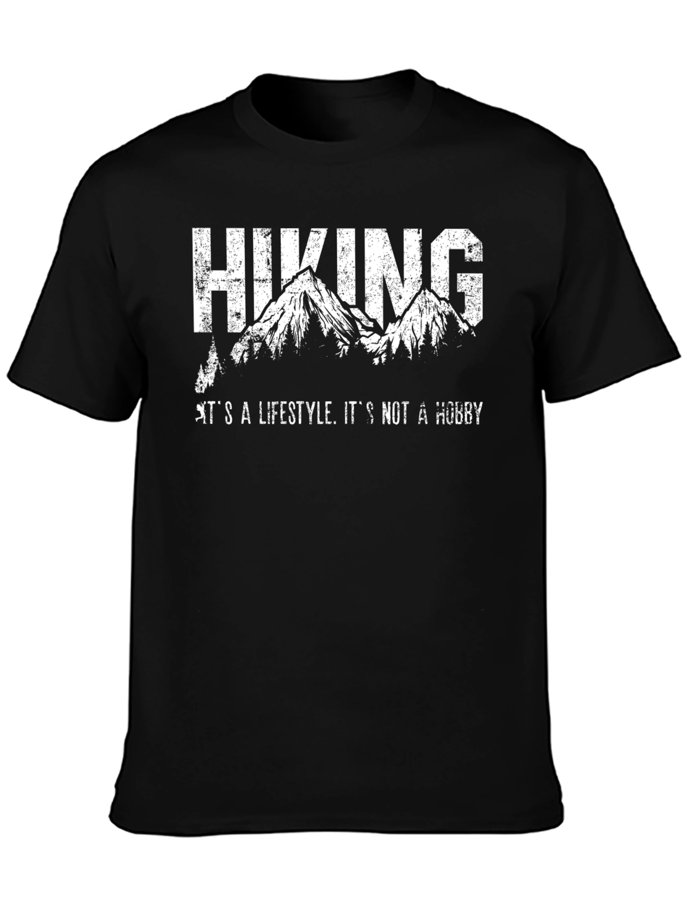 Hiking Lifestyle T-Shirt - Mountain Graphic Tee