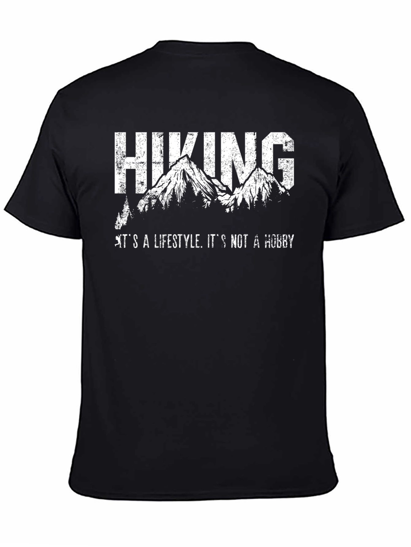 Hiking Lifestyle T-Shirt - Mountain Graphic Tee