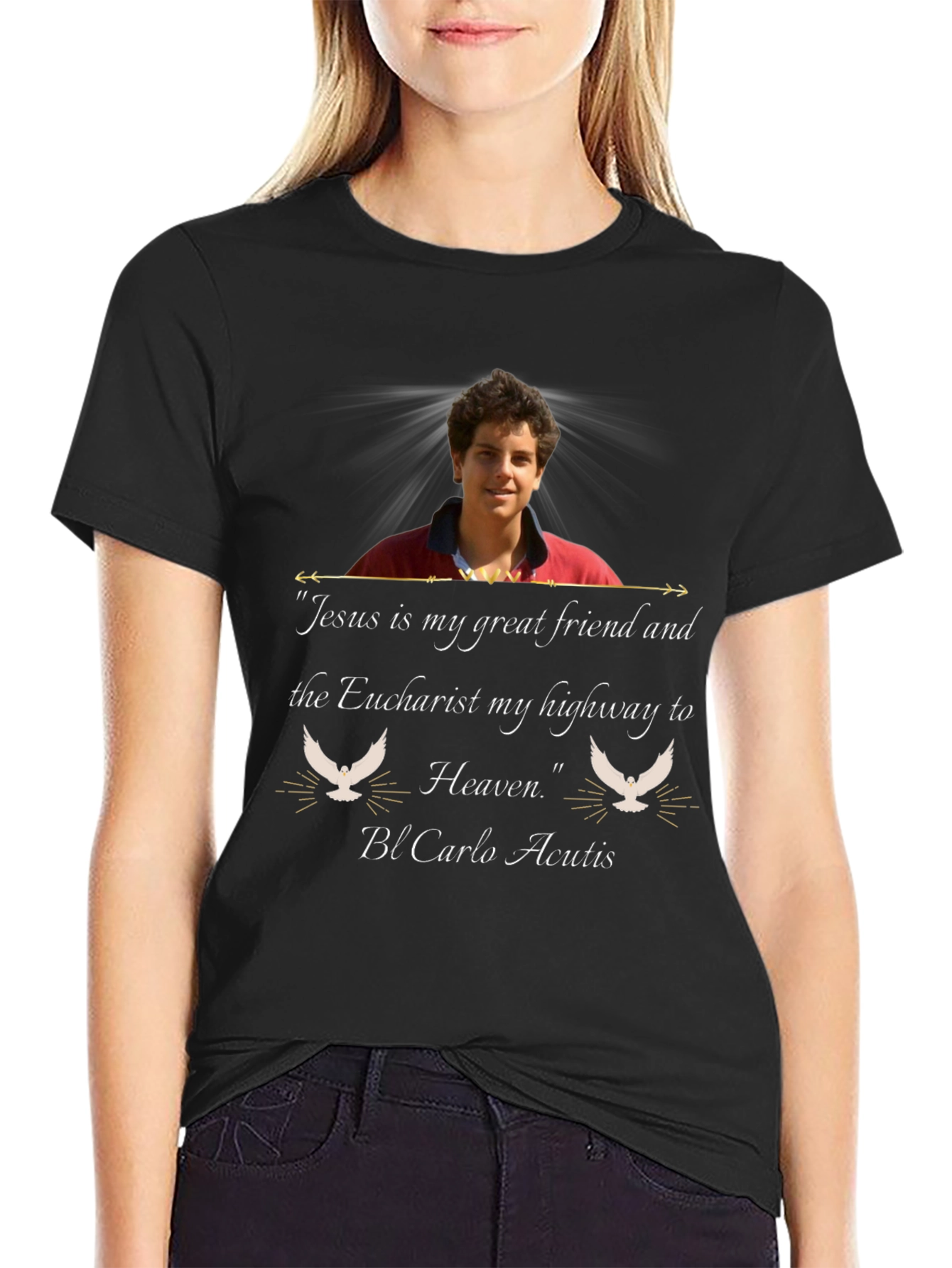 Carlo Acutis T-Shirt - Blessed Catholic Youth