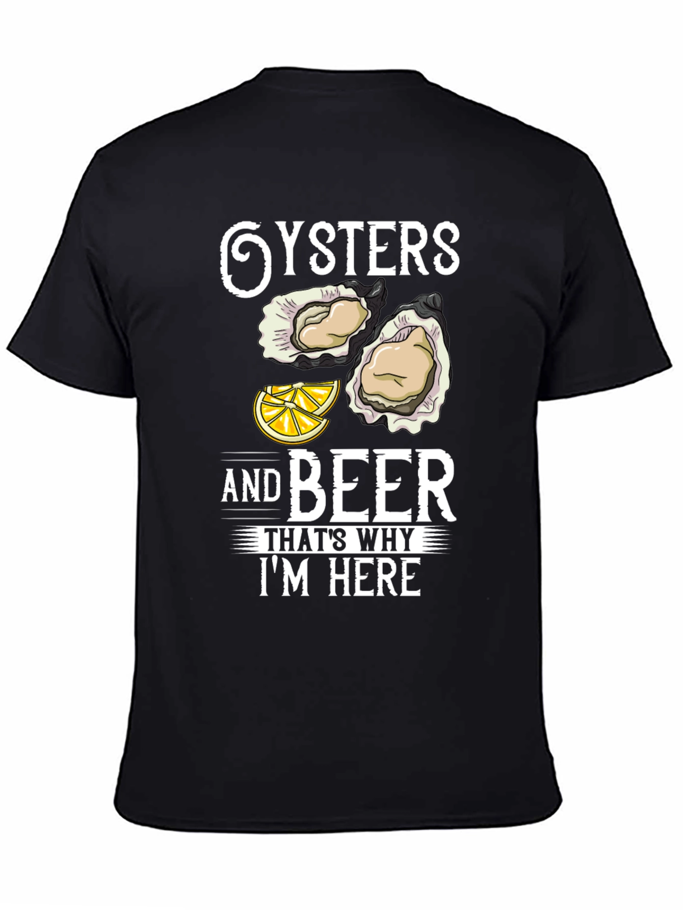 Oysters and Beer Graphic T-Shirt