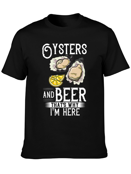 Oysters and Beer Graphic T-Shirt
