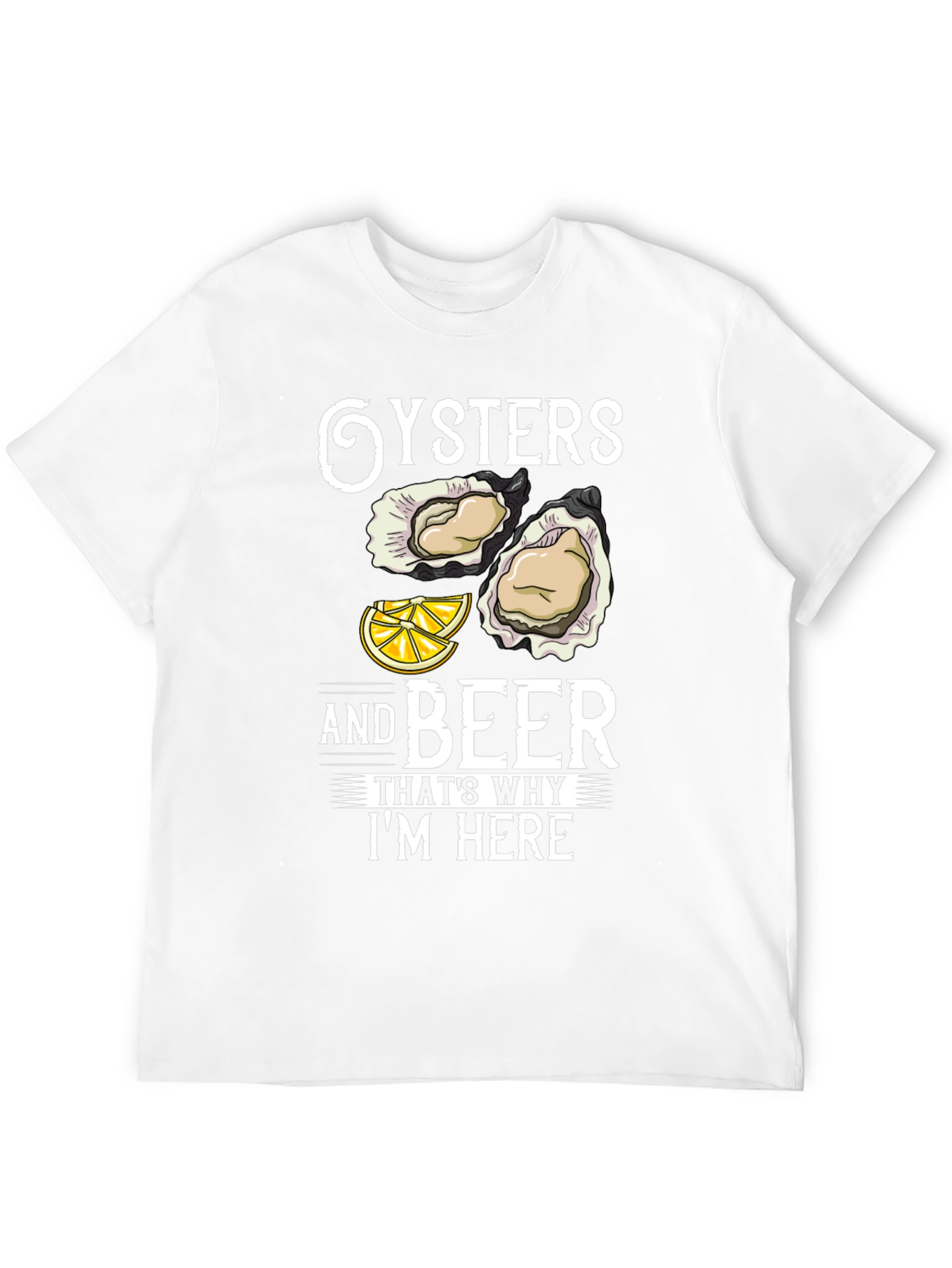 Oysters and Beer Graphic T-Shirt