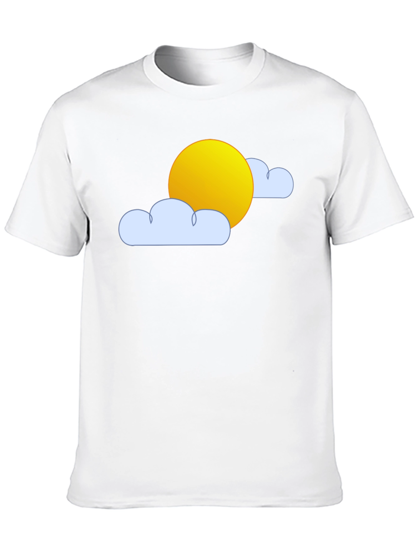 Sunny Day Graphic Tee - Black Cotton T-Shirt