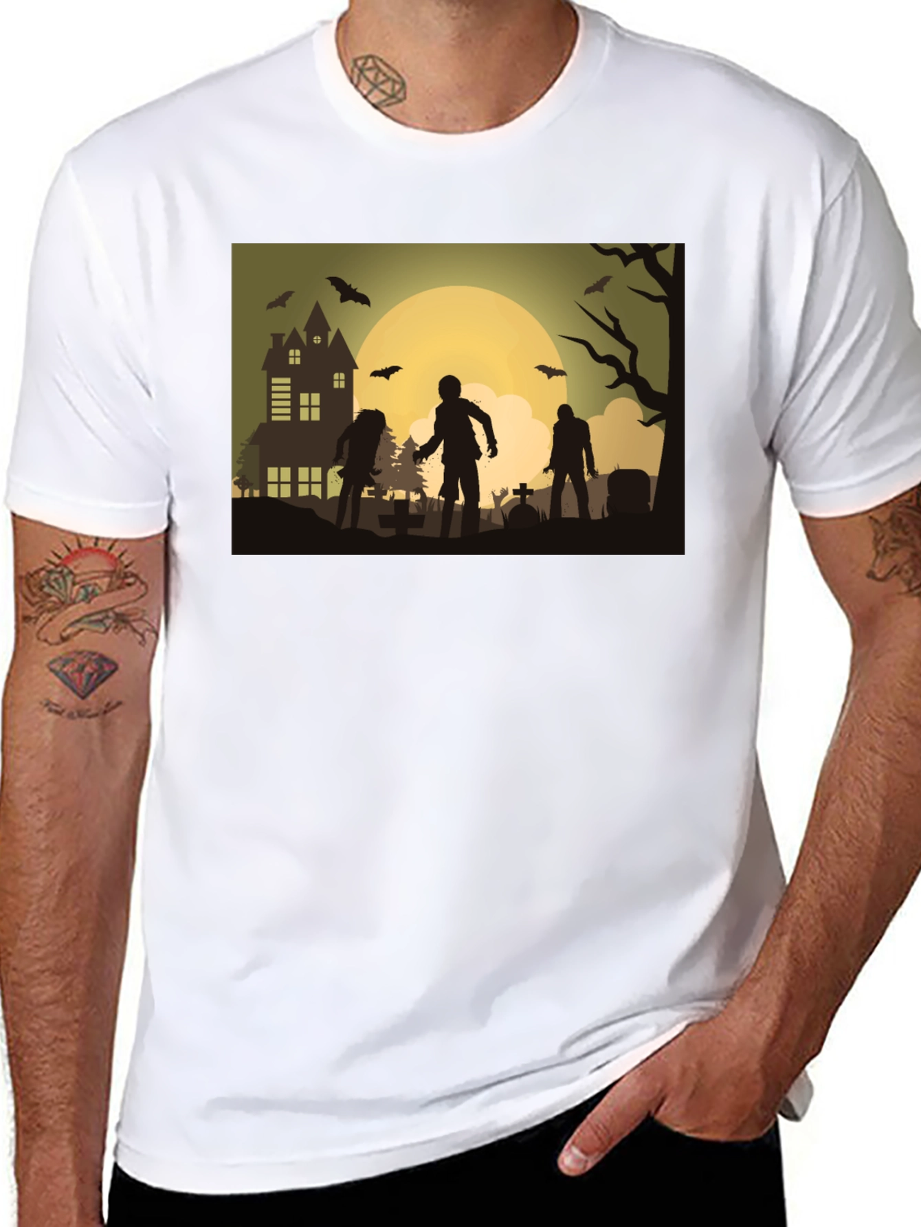 Spooky Zombie Halloween T-Shirt