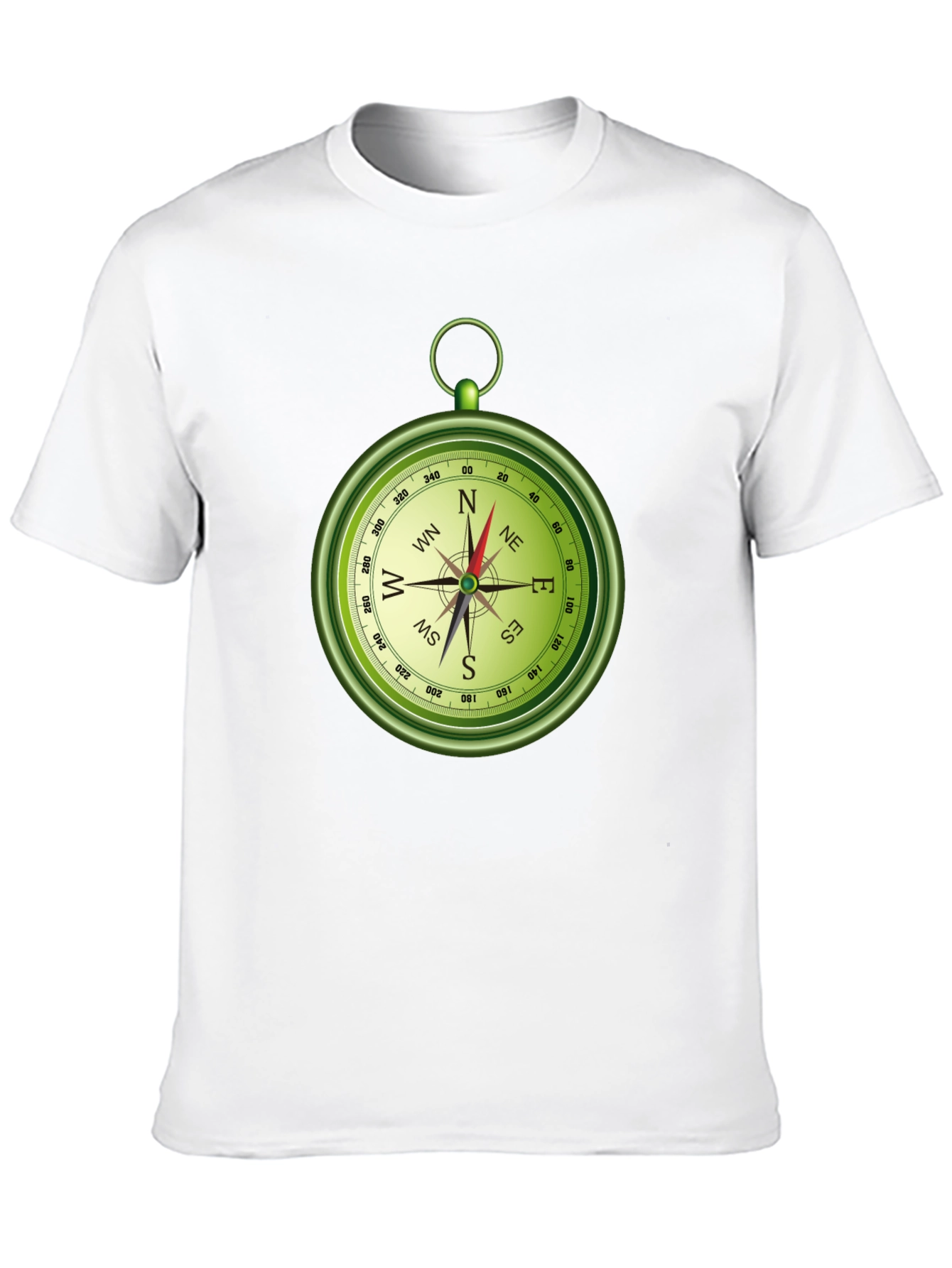 Compass Graphic T-Shirt - Navigation & Adventure Tee