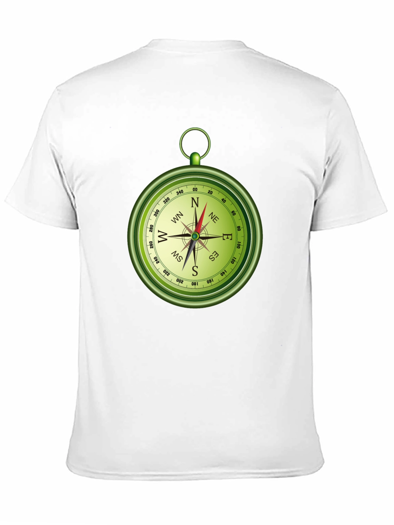 Compass Graphic T-Shirt - Navigation & Adventure Tee