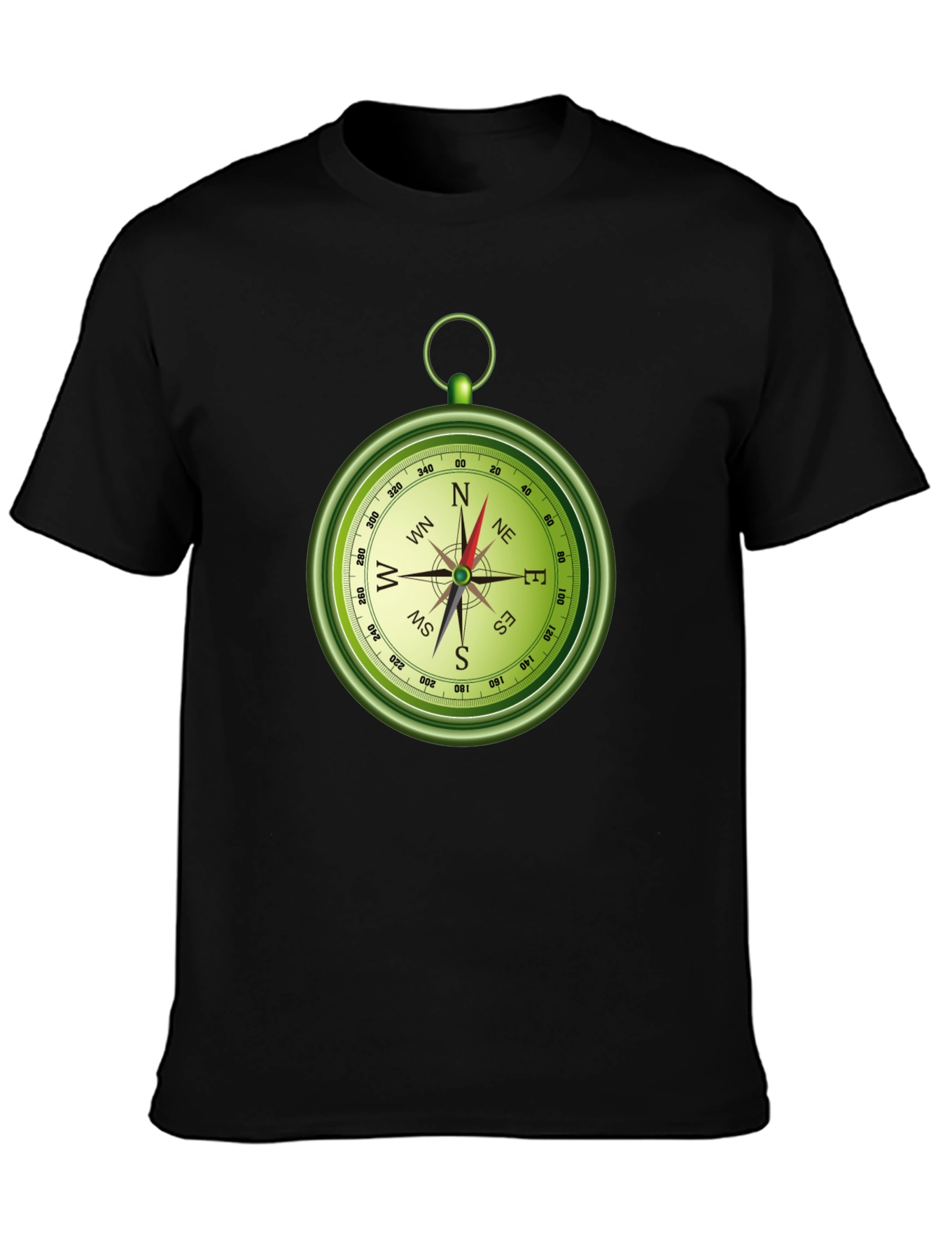 Compass Graphic T-Shirt - Navigation & Adventure Tee