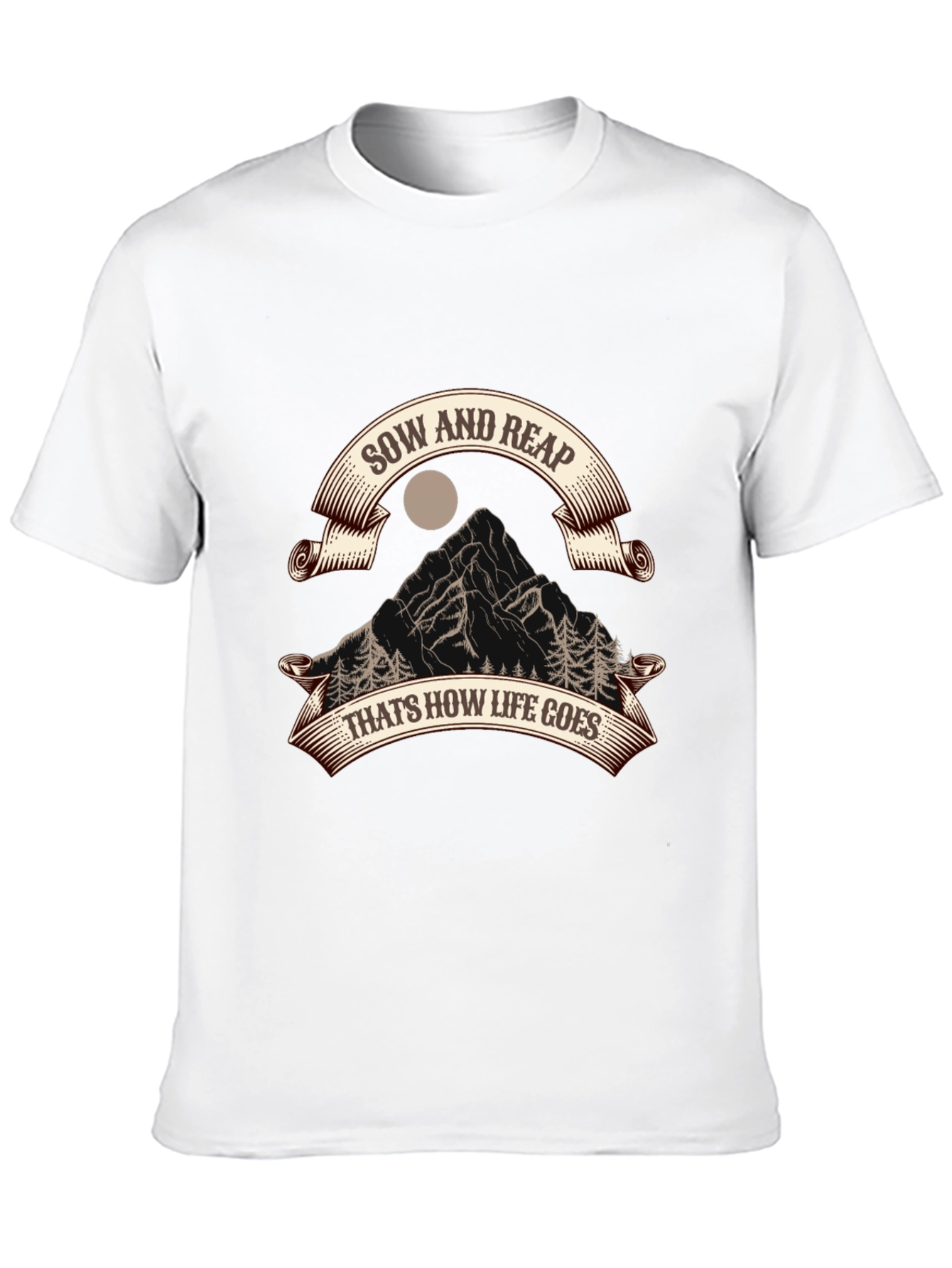 Sow and Reap Black Graphic Tee