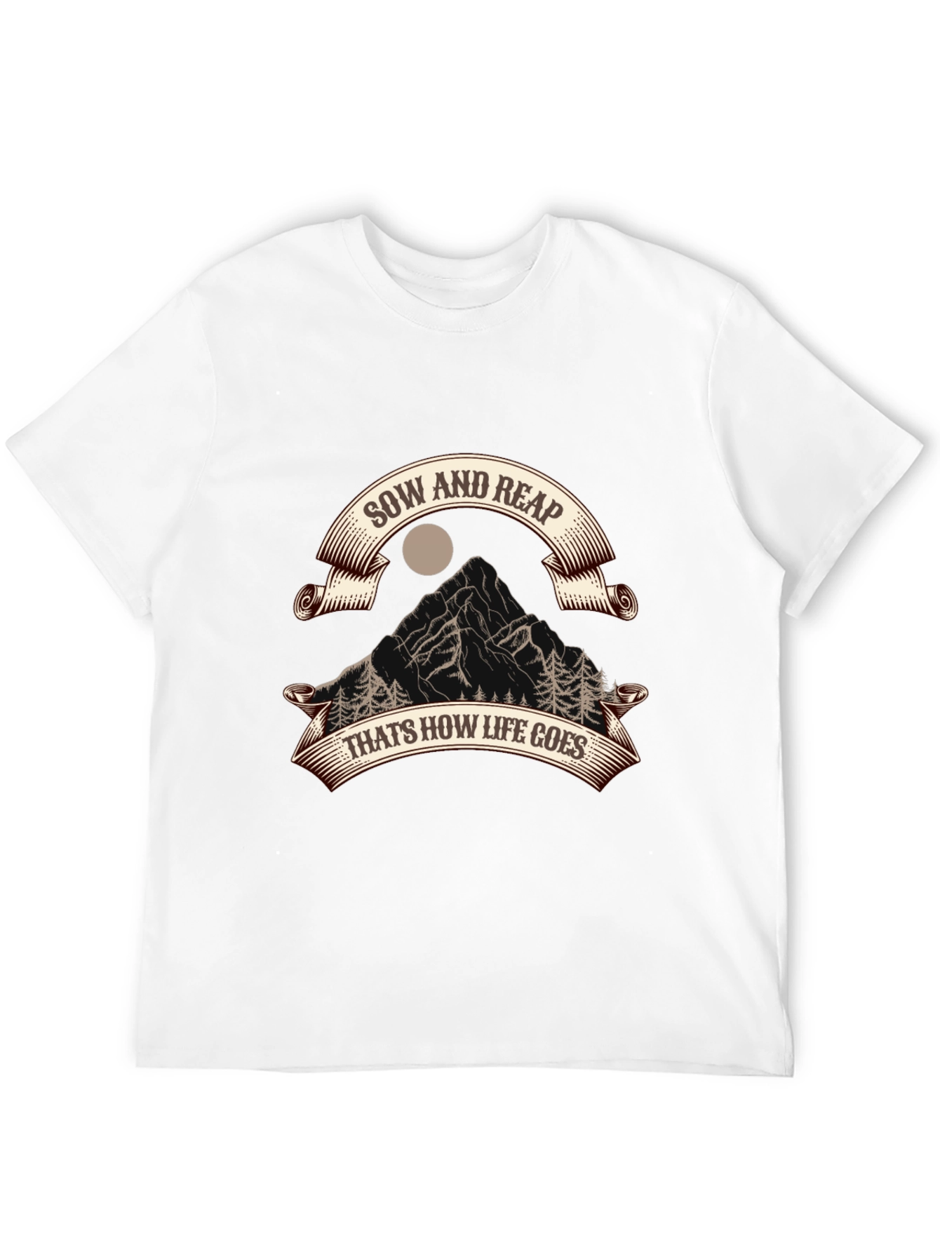 Sow and Reap Black Graphic Tee