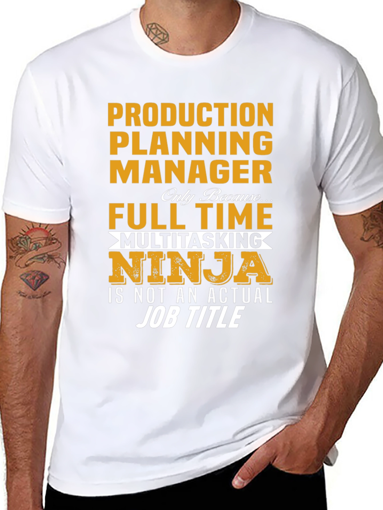 Production Planning Manager Multitasking Ninja T-Shirt