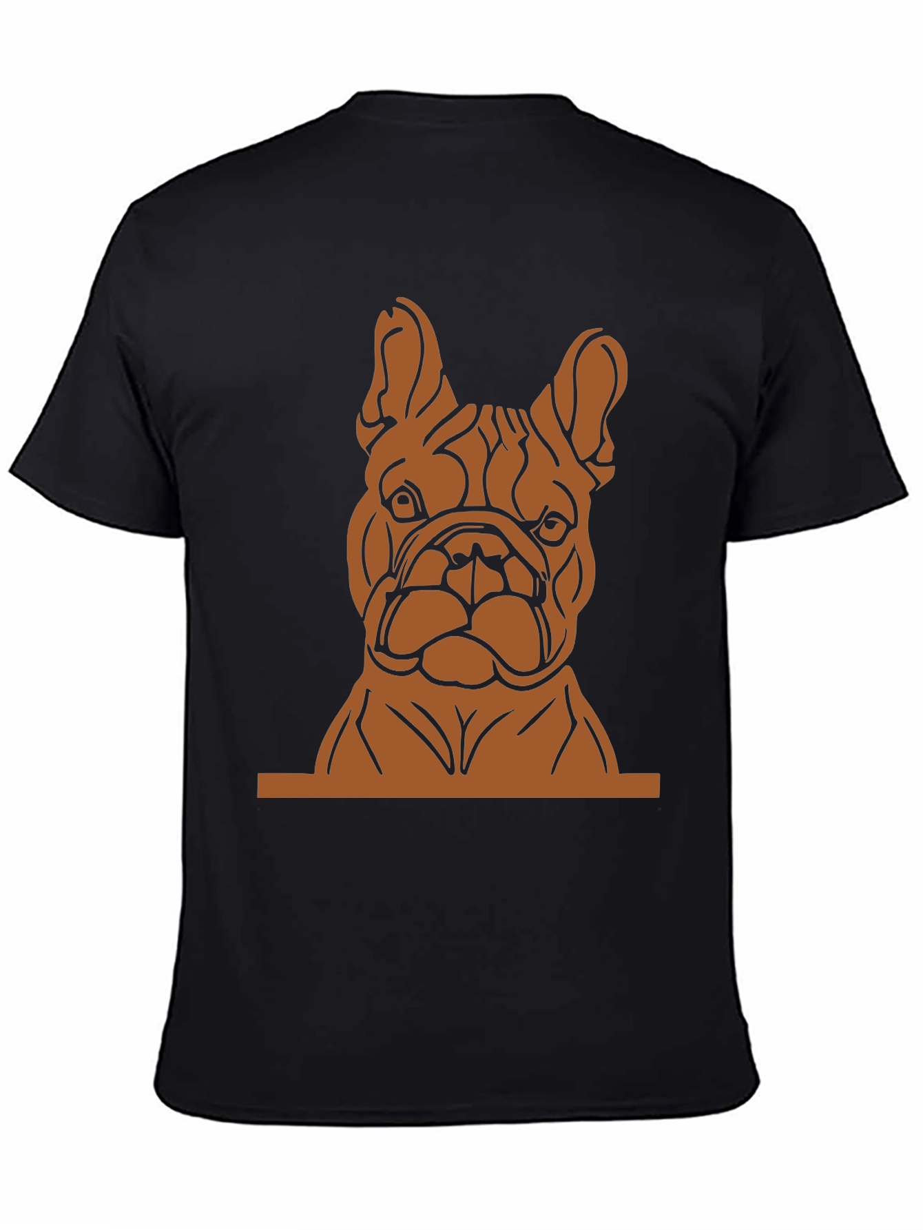 French Bulldog Graphic Tee - Black