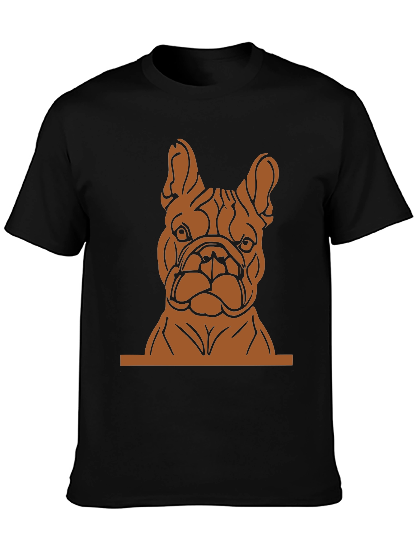 French Bulldog Graphic Tee - Black