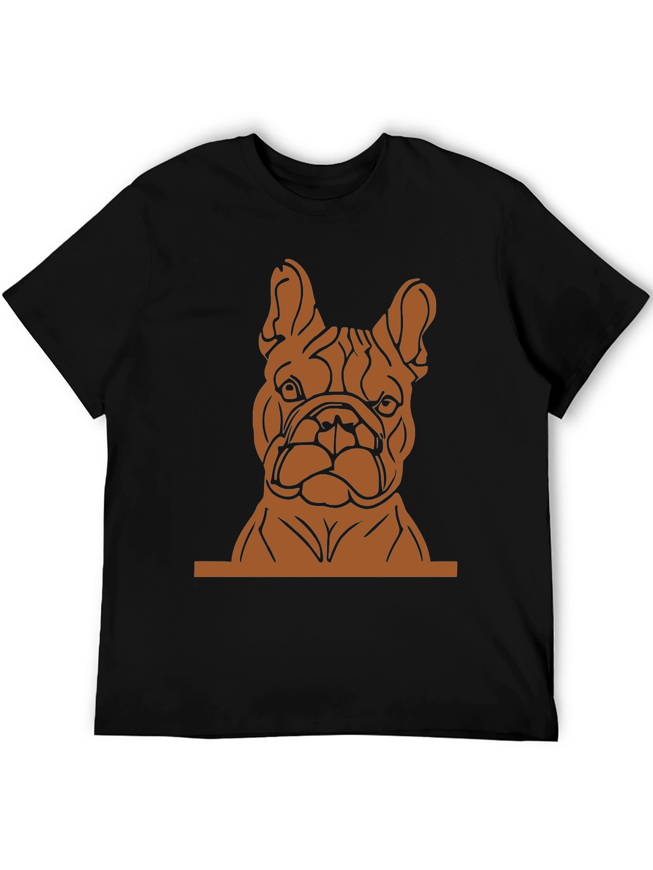 French Bulldog Graphic Tee - Black
