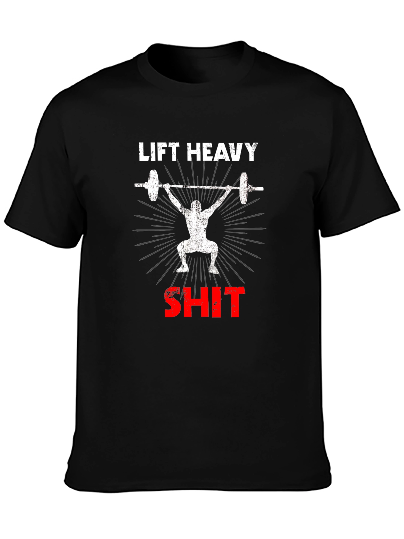 Lift Heavy Gym T-Shirt - Weightlifting Tee