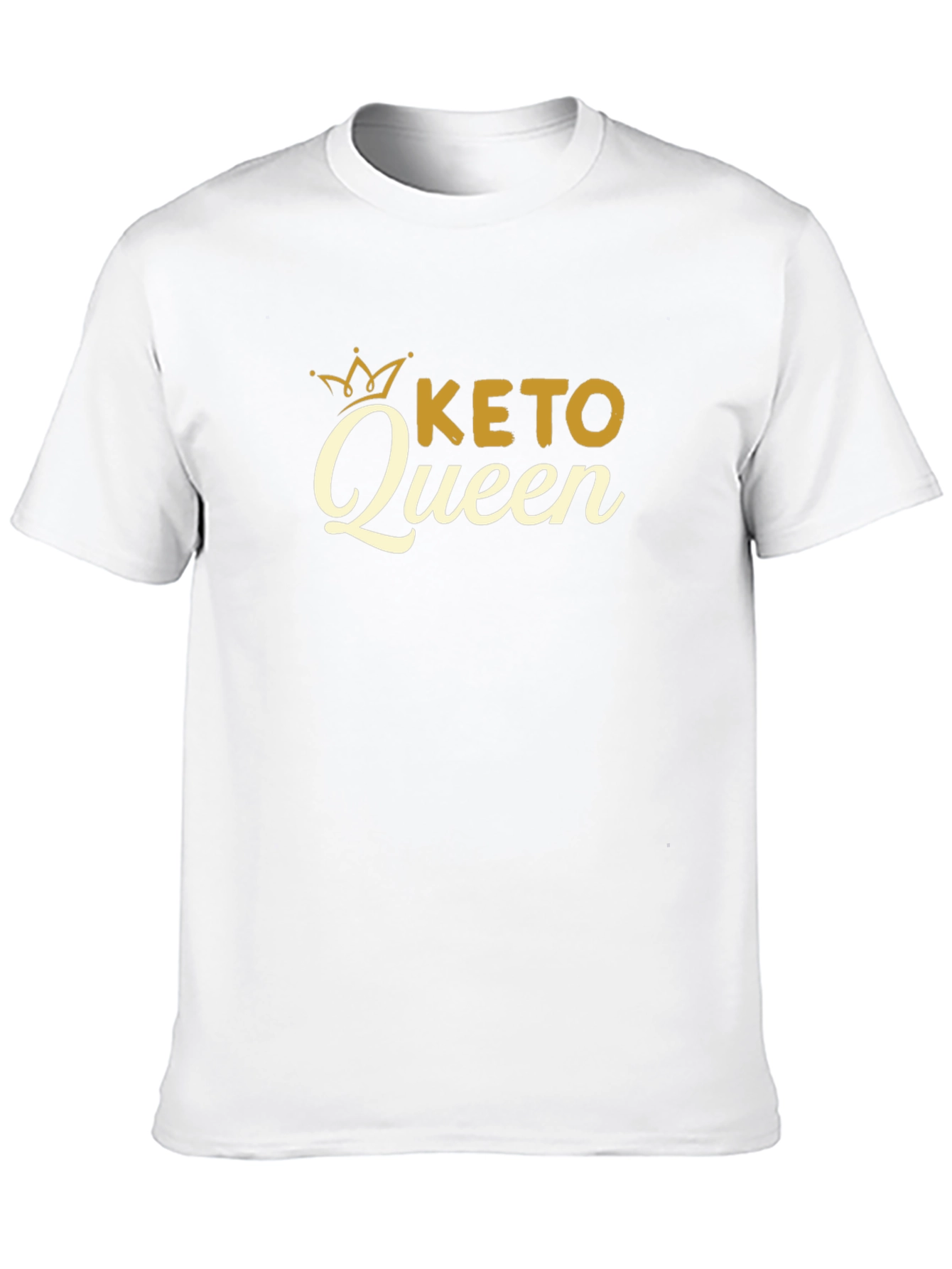 Keto Queen Black T-Shirt - Womens Keto Lifestyle Tee