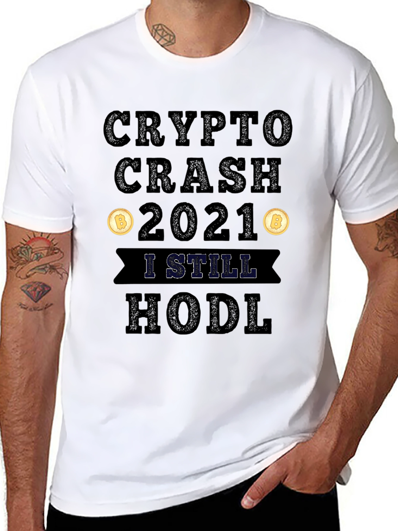 Crypto Crash 2021 HODL T-Shirt