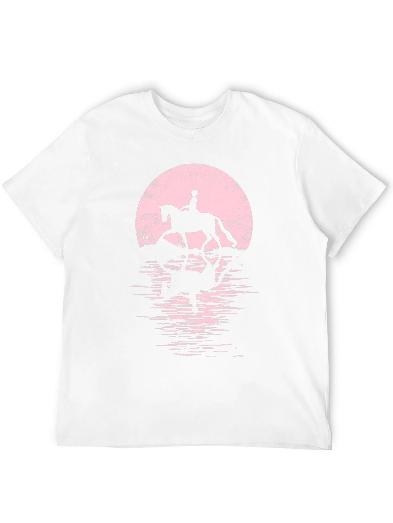 Equestrian Moon T-Shirt - Horse Riding Silhouette