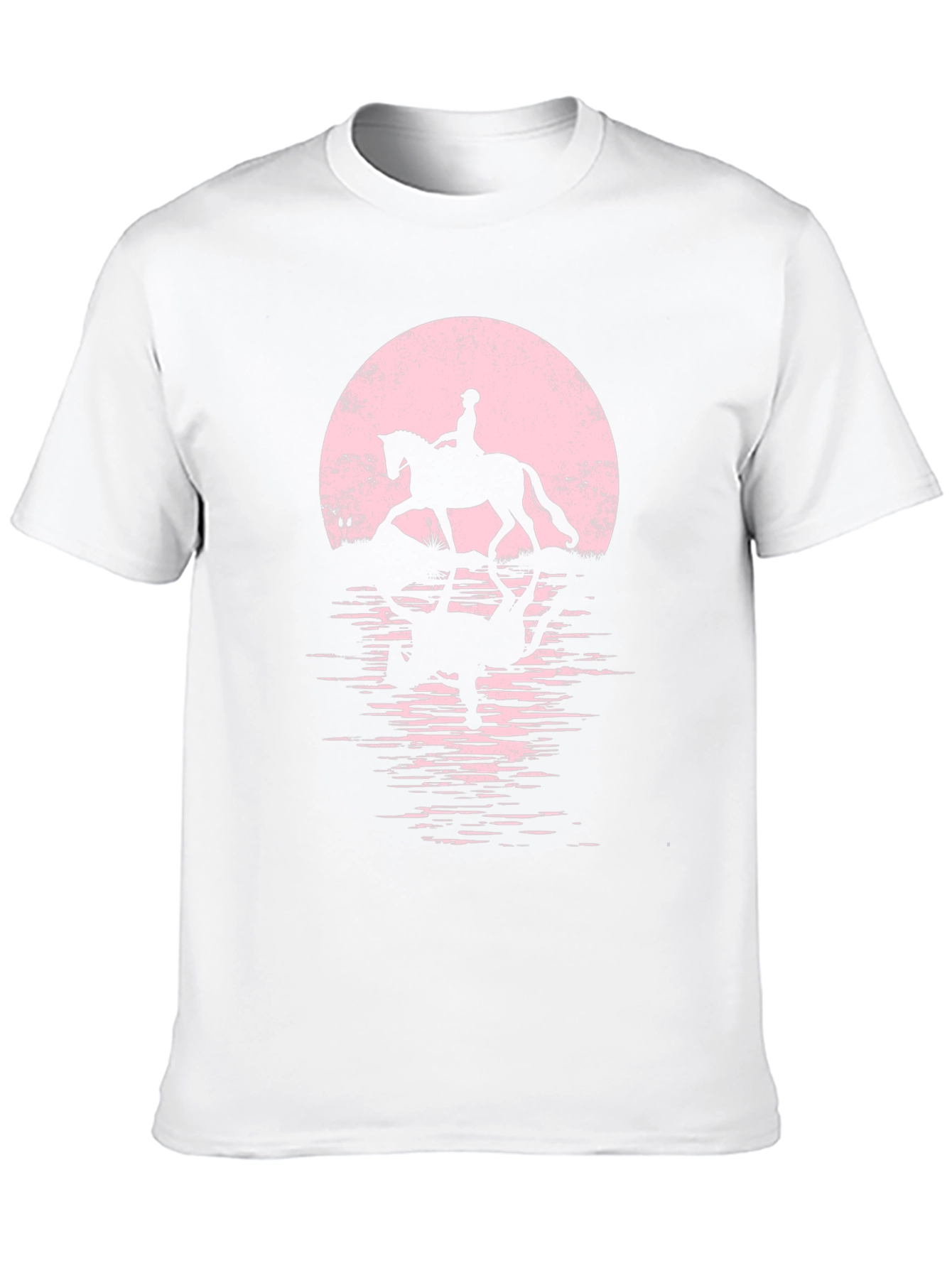 Equestrian Moon T-Shirt - Horse Riding Silhouette