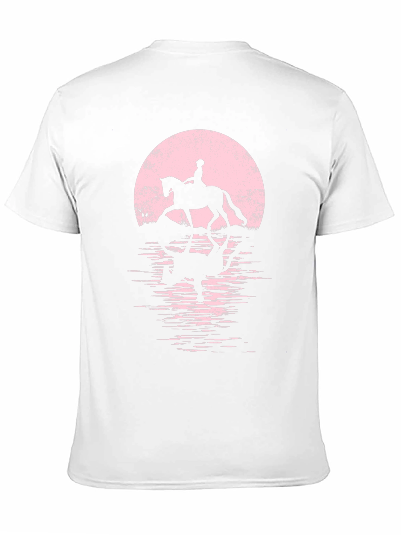 Equestrian Moon T-Shirt - Horse Riding Silhouette