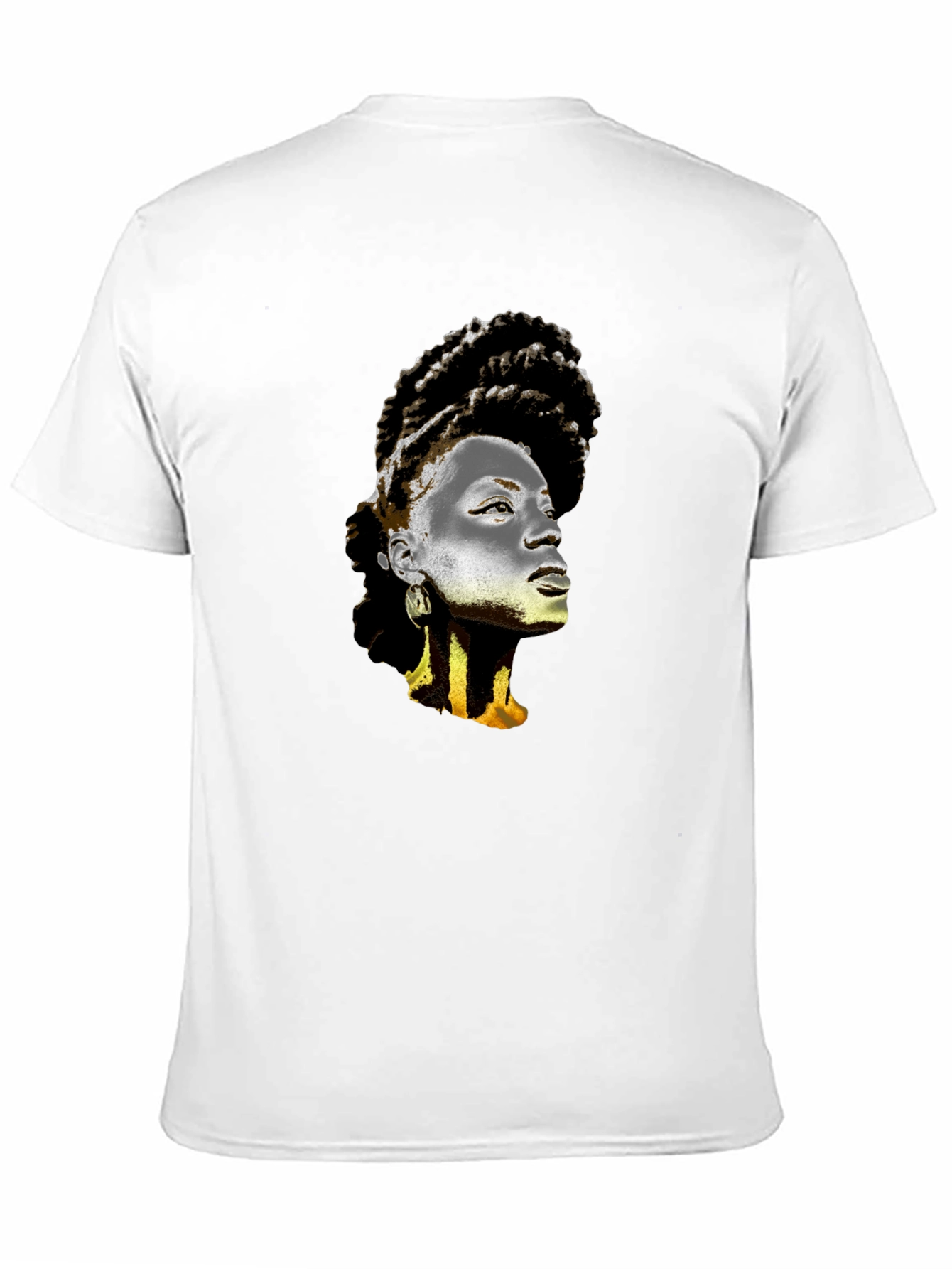 Graphic T-Shirt - Artistic Afro Woman Print