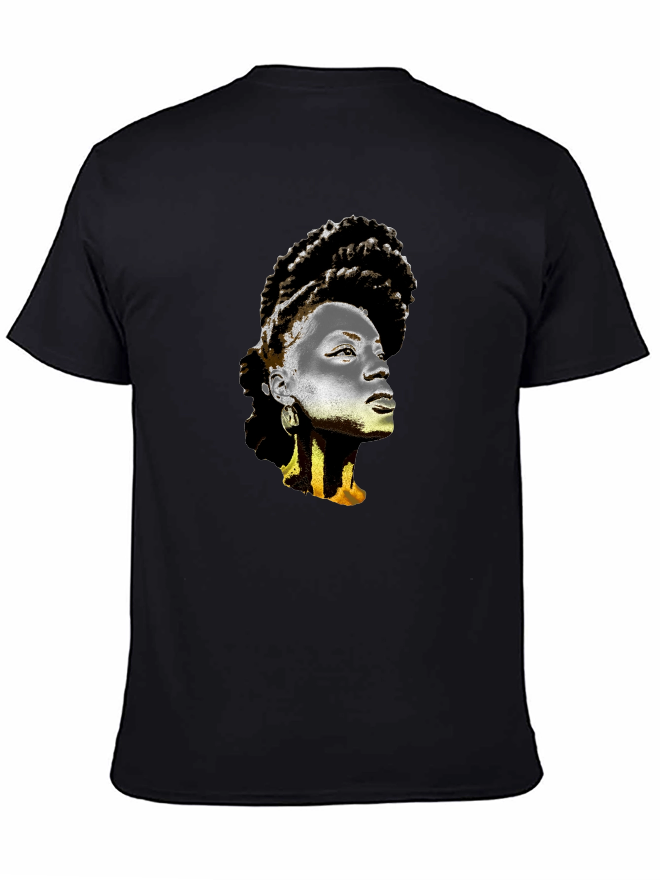Graphic T-Shirt - Artistic Afro Woman Print