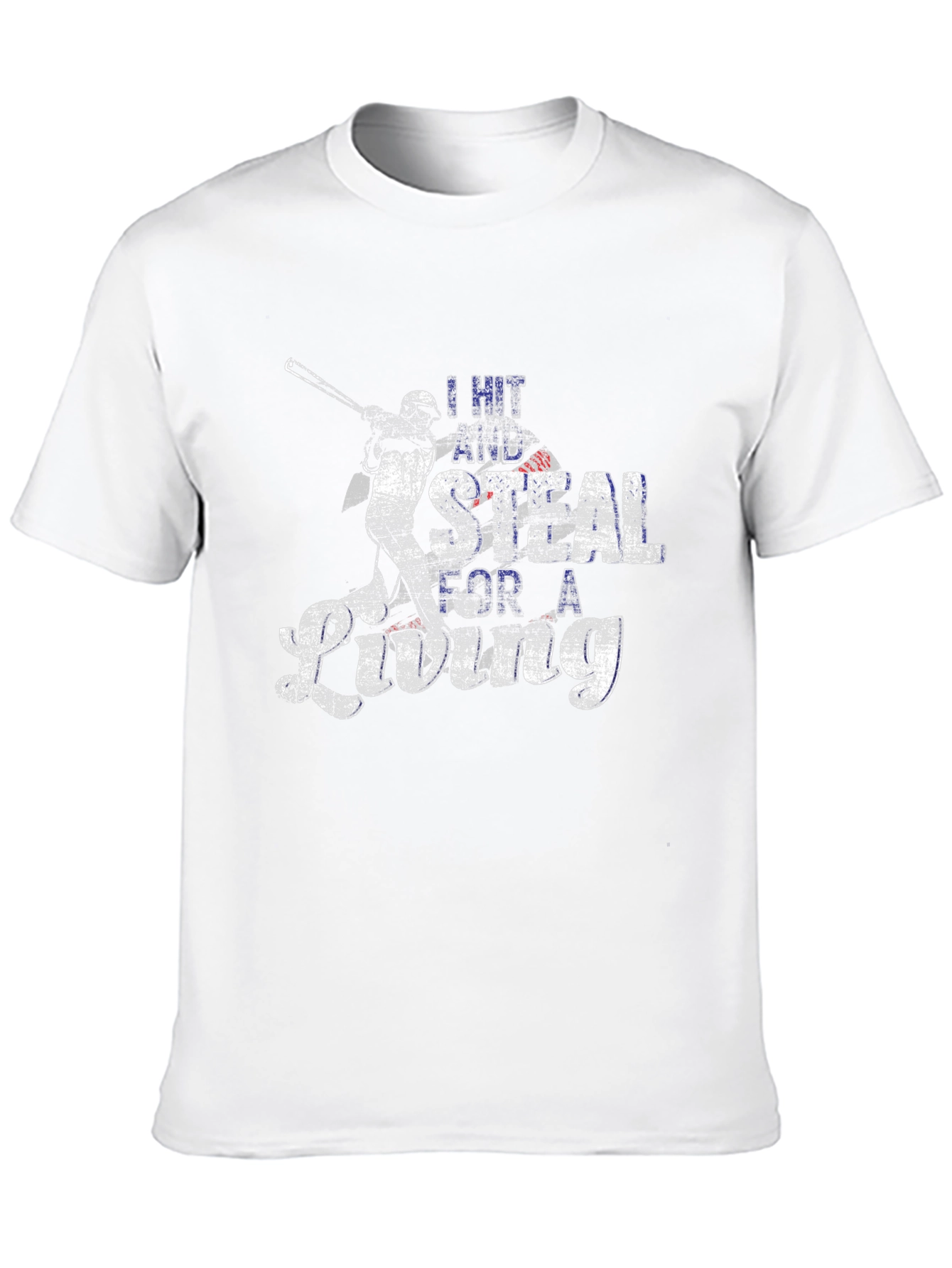 Baseball Fan T-Shirt: I Hit and Steal