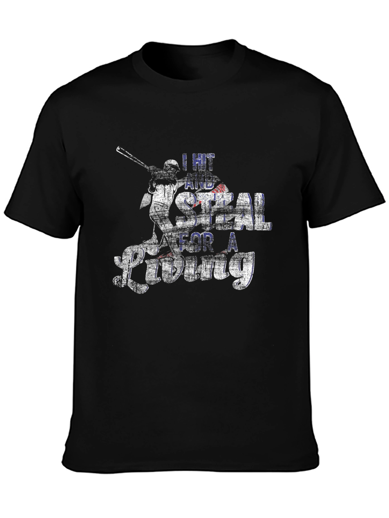 Baseball Fan T-Shirt: I Hit and Steal