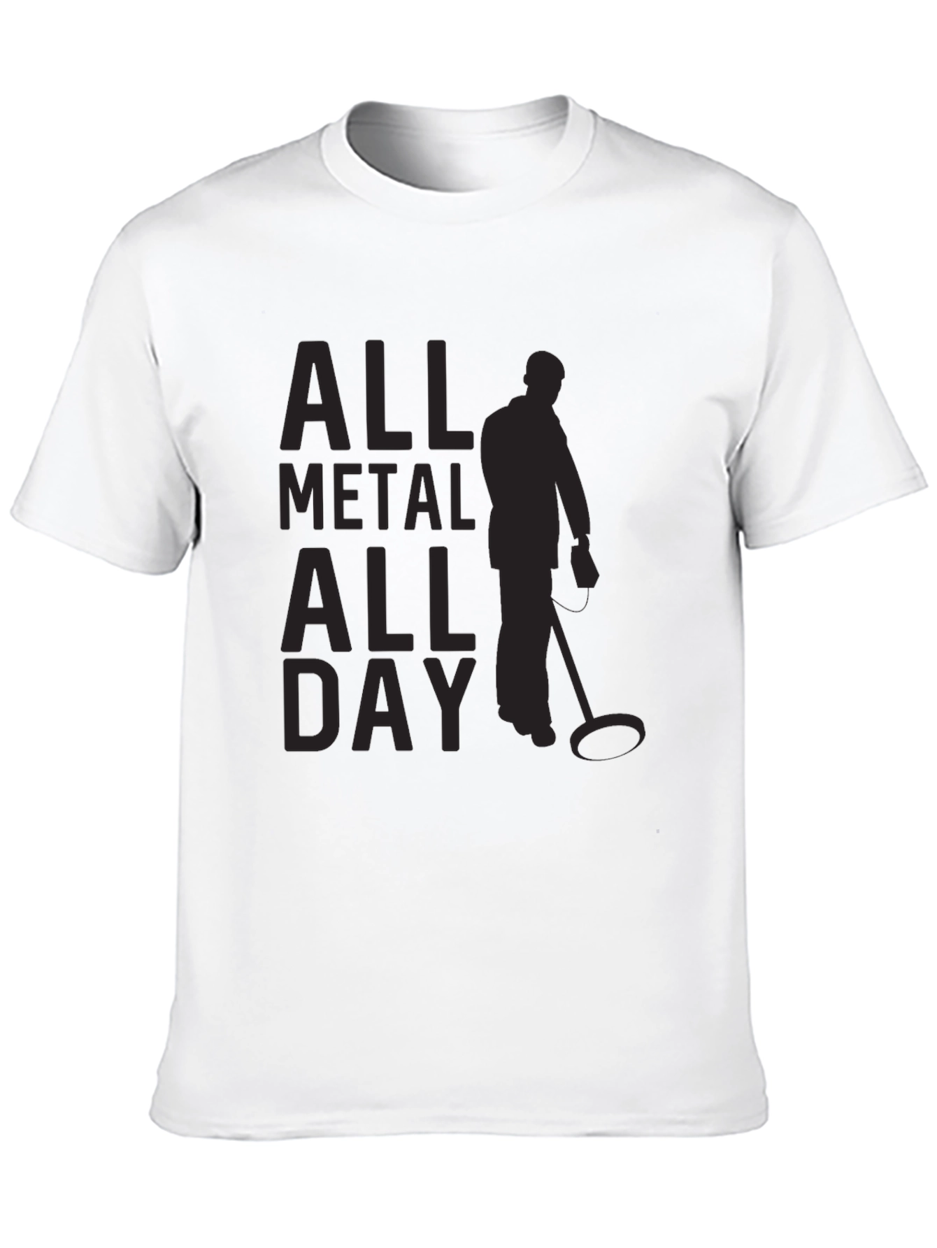 All Metal All Day Black T-Shirt