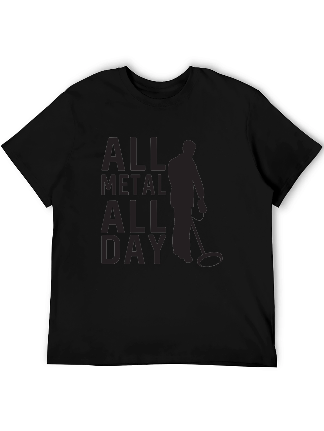All Metal All Day Black T-Shirt