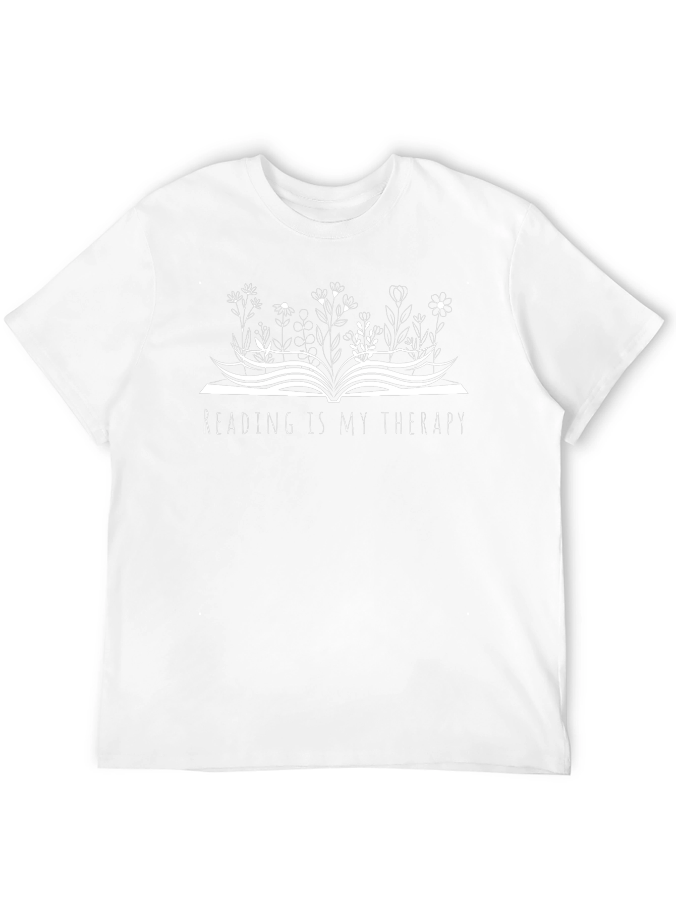 Reading is My Therapy Graphic Tee