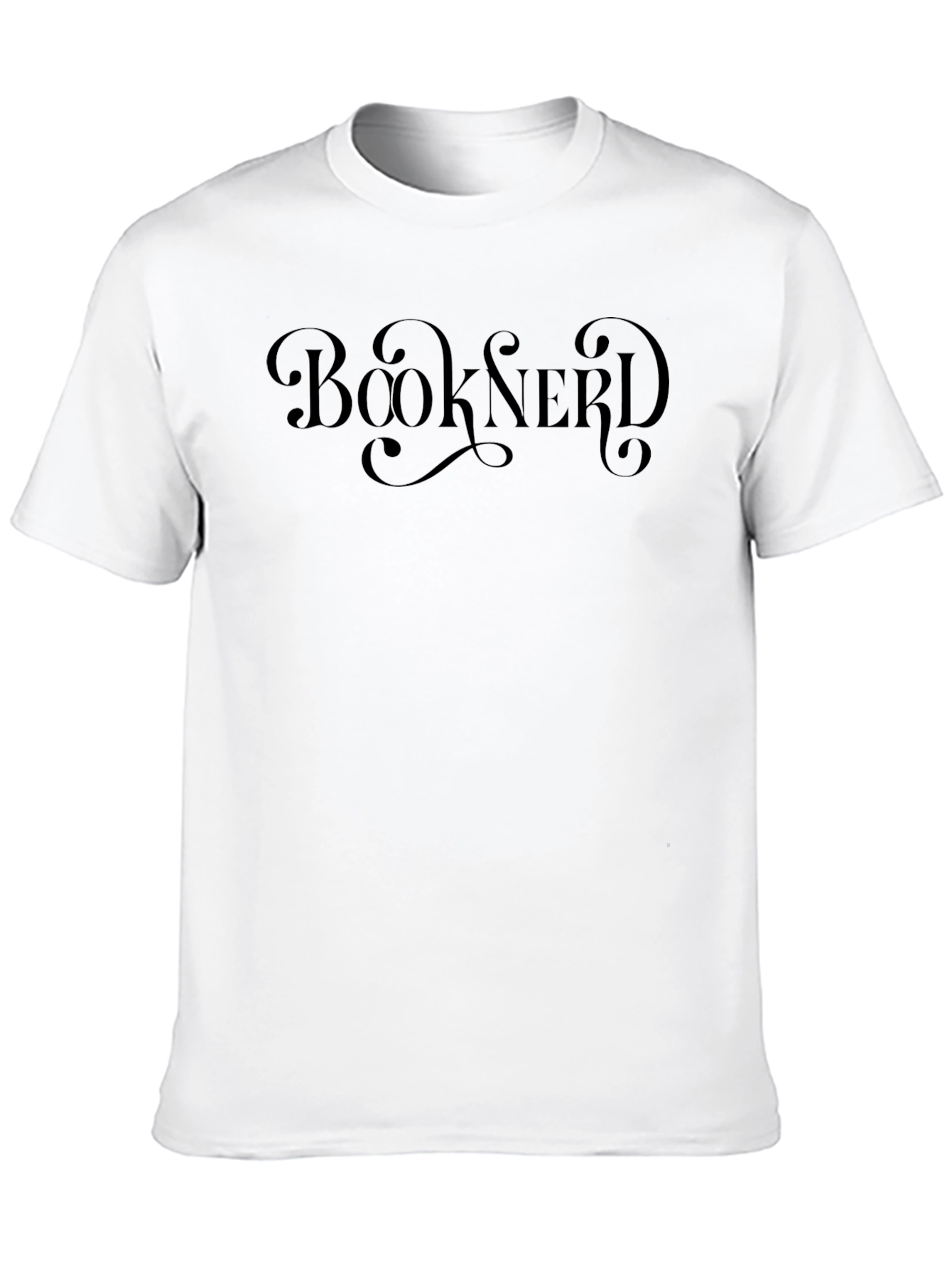 BookNerd Black Graphic T-Shirt