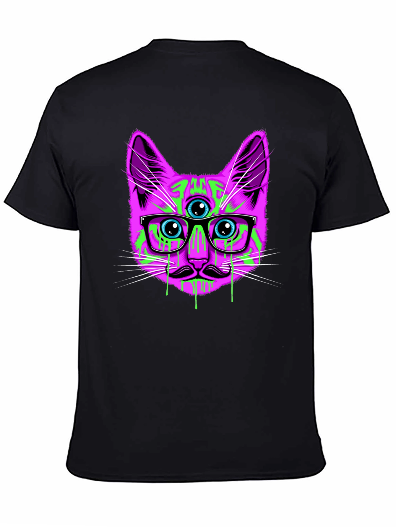 Psychedelic Cat T-Shirt