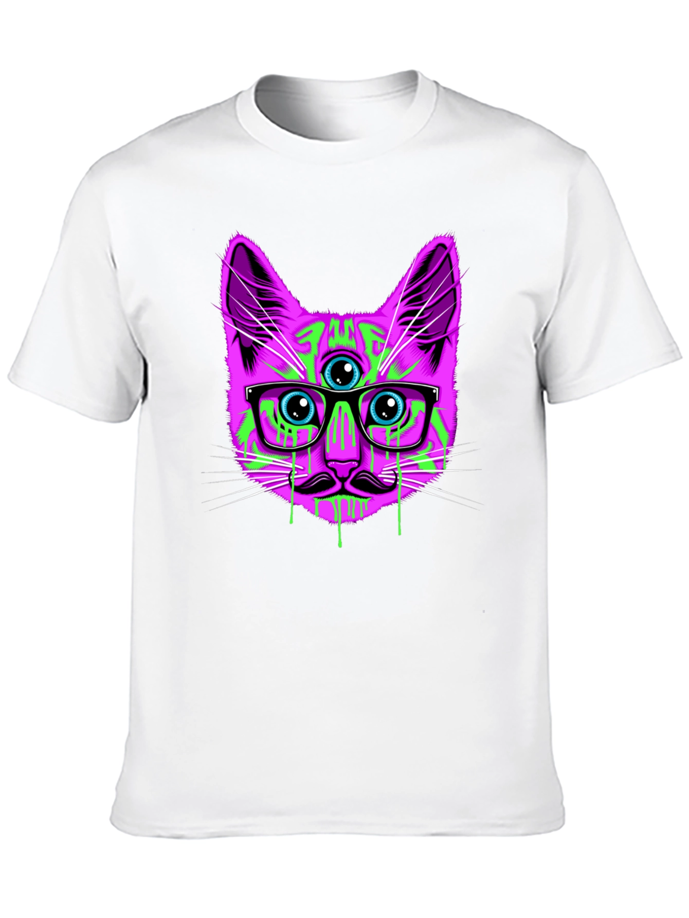 Psychedelic Cat T-Shirt