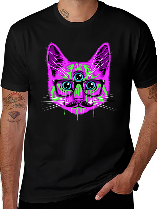 Psychedelic Cat T-Shirt
