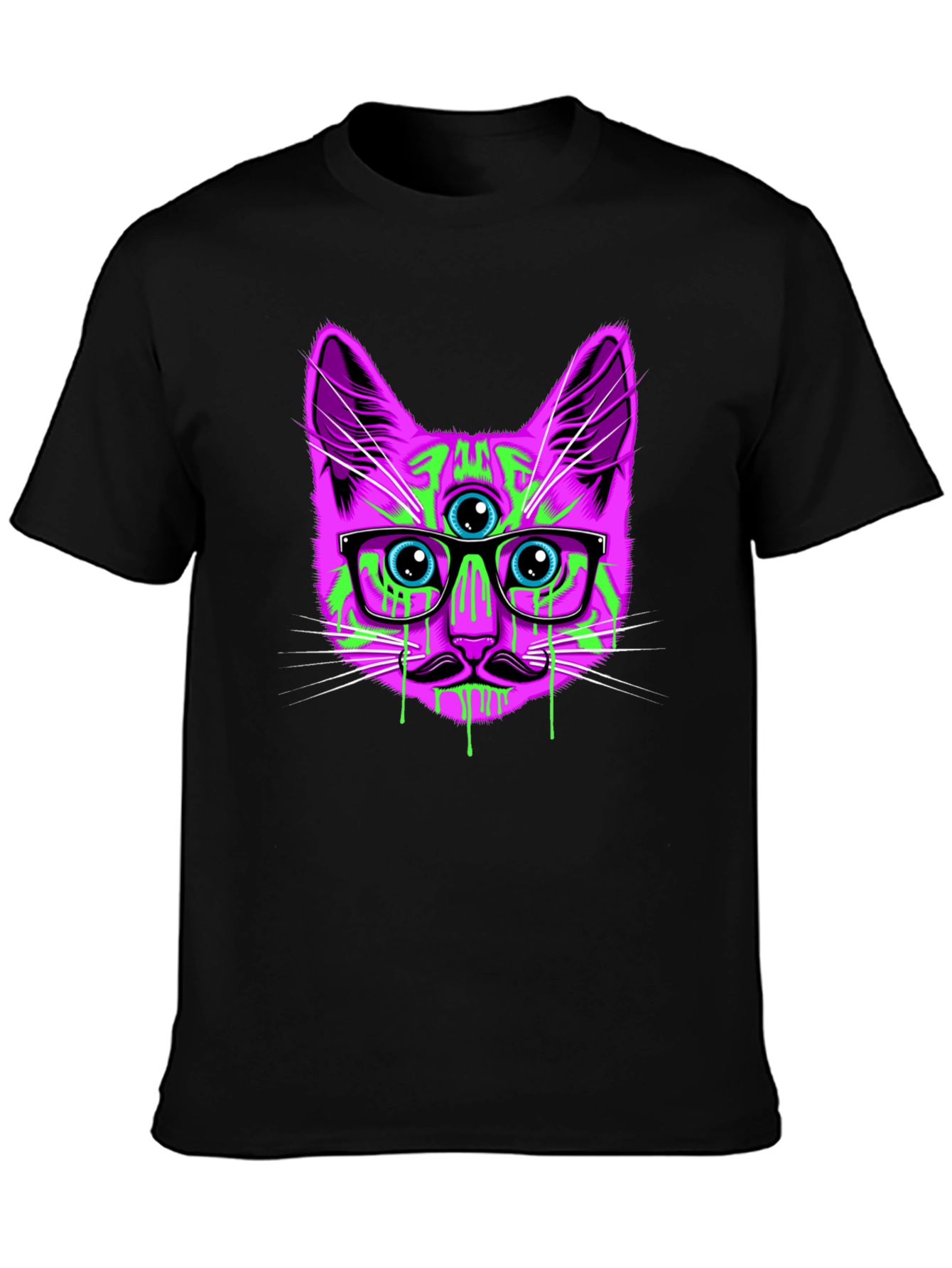 Psychedelic Cat T-Shirt
