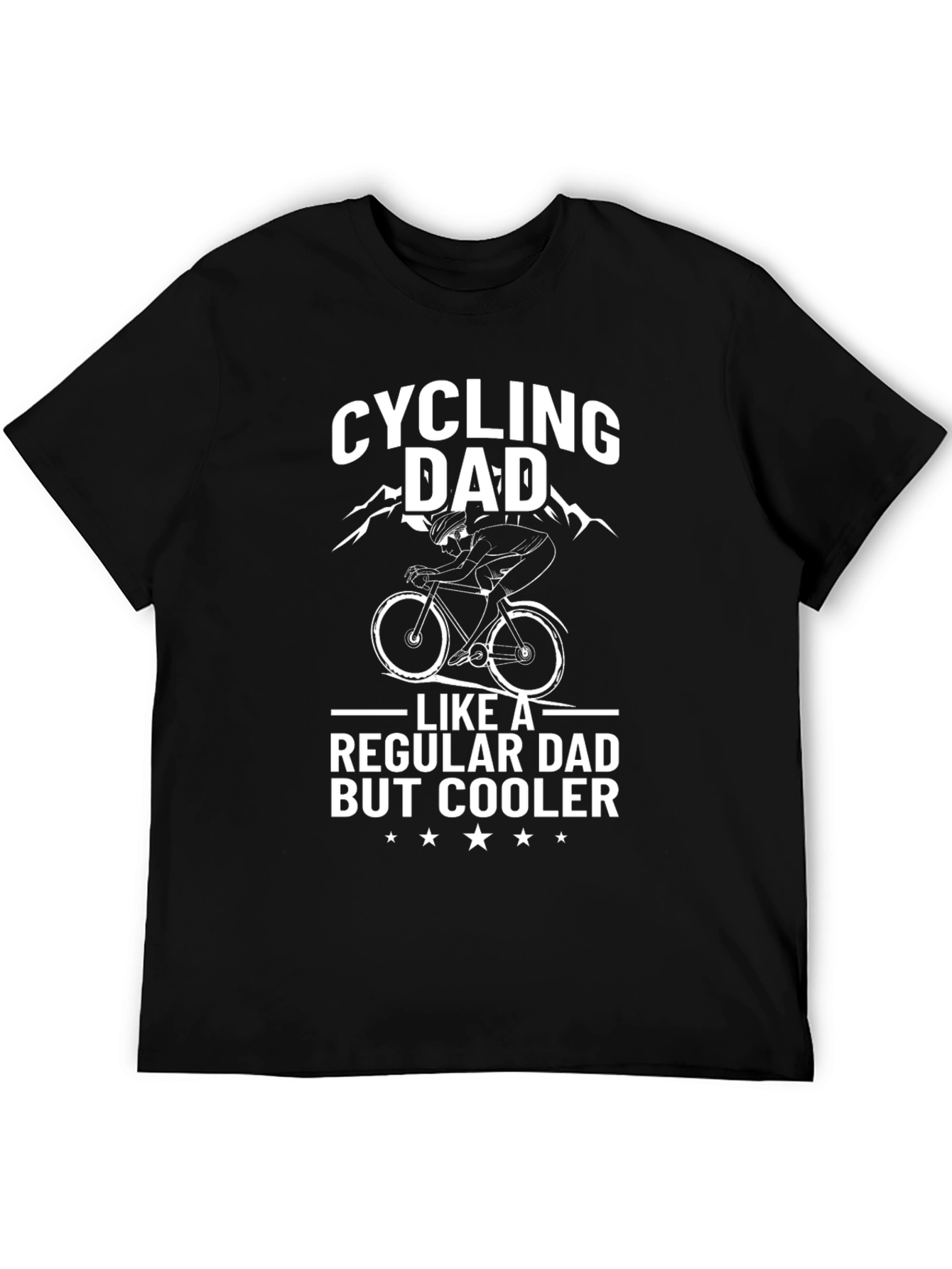 Cycling Dad T-Shirt - Cooler Than Regular