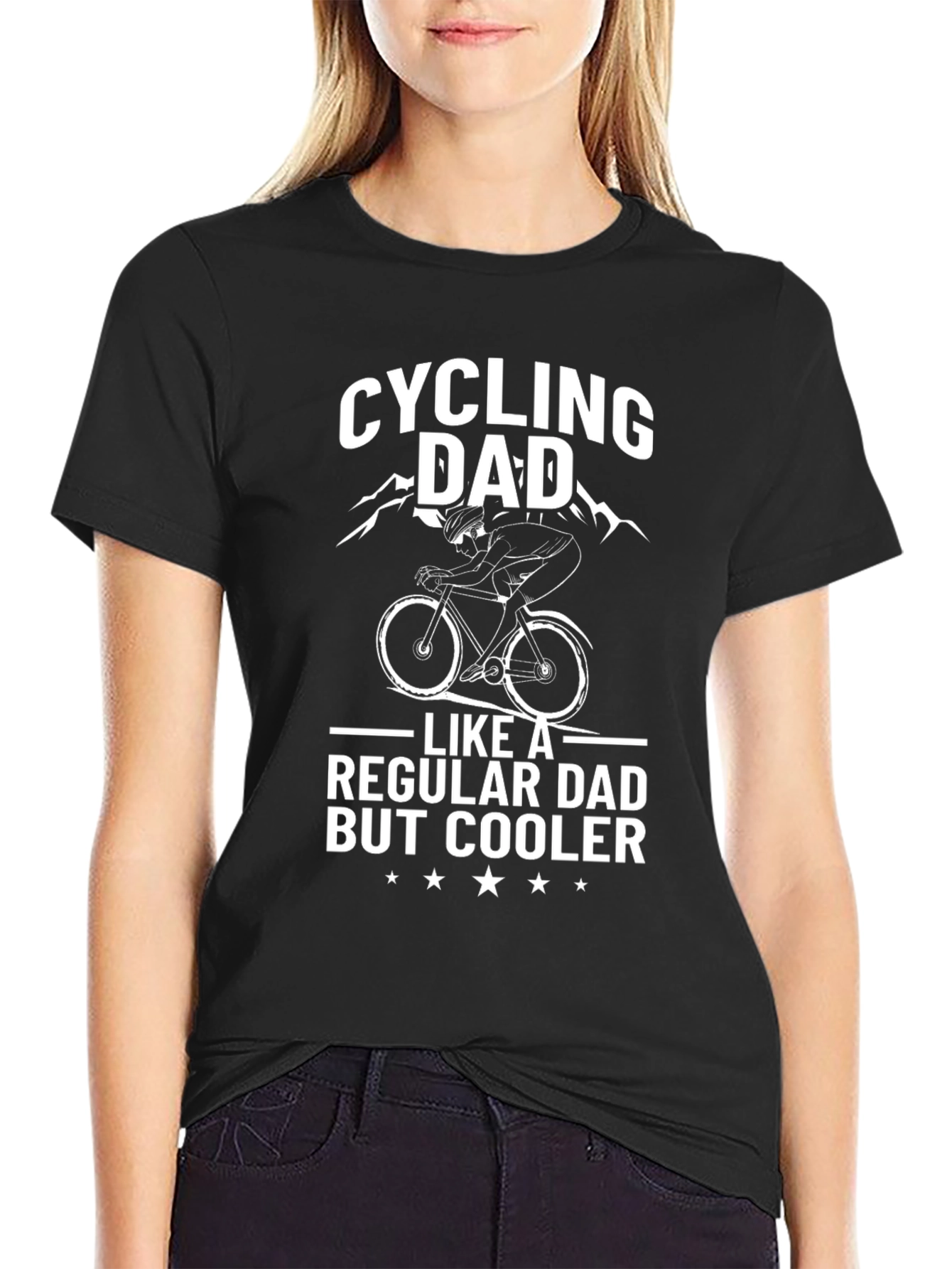Cycling Dad T-Shirt - Cooler Than Regular